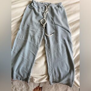 THE GREAT. Sky Blue Joggers